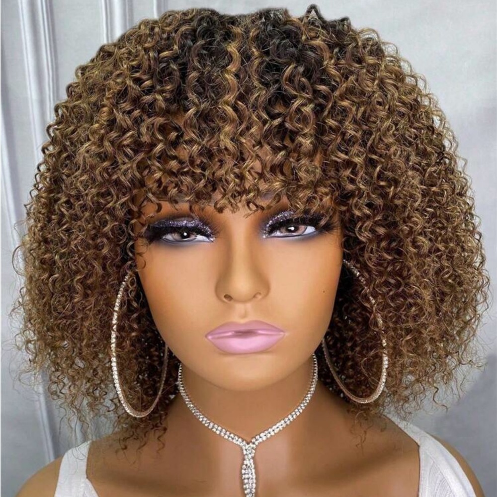Honey Blonde Human Hair Wigs